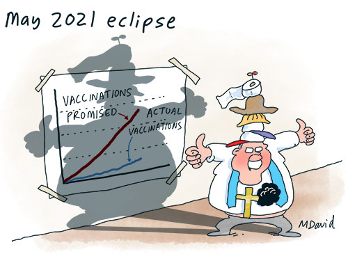 CARTOONS: Mark David casts a big shadow