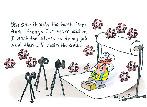 CARTOONS: Mark David claims the credit