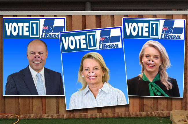 EDITORIAL: More lying, rorting, taunting Coalition capers with Josh, Bridget and Sussan