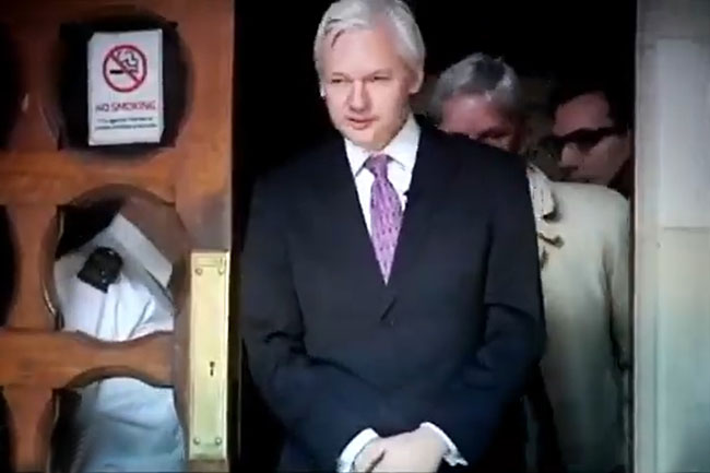 Julian Assange is being crucified for our sins