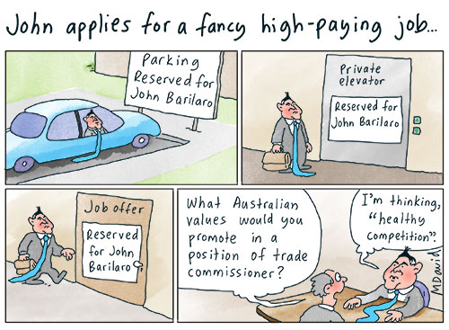 CARTOONS: Wanted — Top job for John