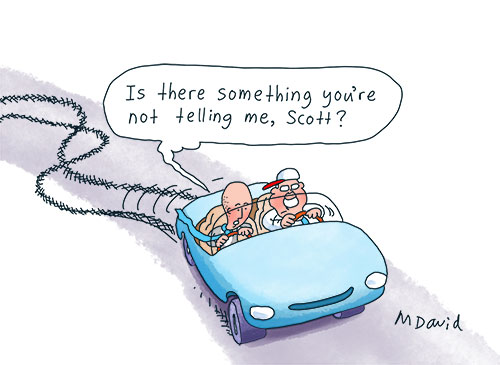 CARTOONS: Mark David from marketing is redoing his resume