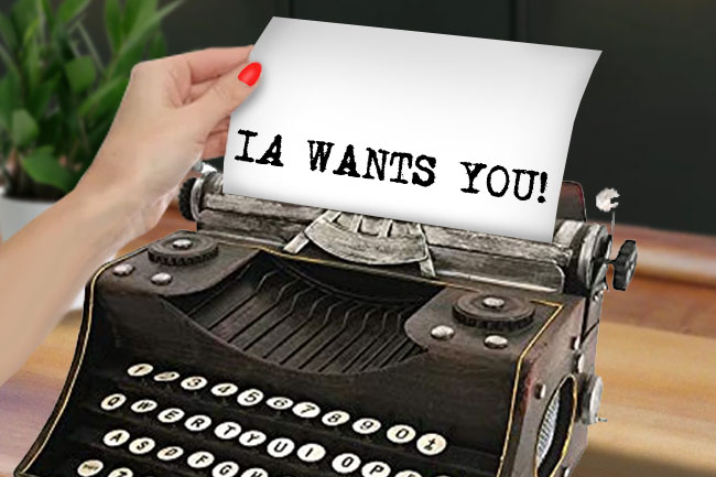 Calling all writers, IA wants you!