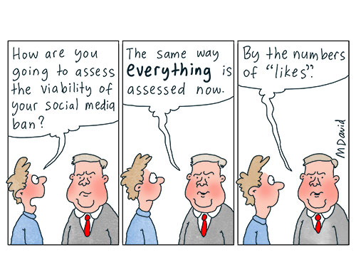 CARTOONS: Mark David is banning things, by golly!