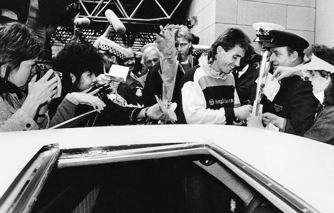 Pat Cash — Courting fans and counting autographs