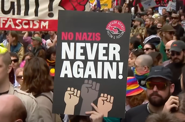 Why we show up when fascists march
