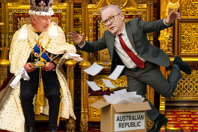 EDITORIAL: Awed Albo abandons republic (and Australia's dignity) in haste to embrace King Charles