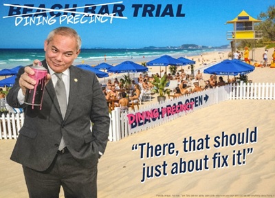 City of Gold Coast hides new Beach Bar proposals from residents