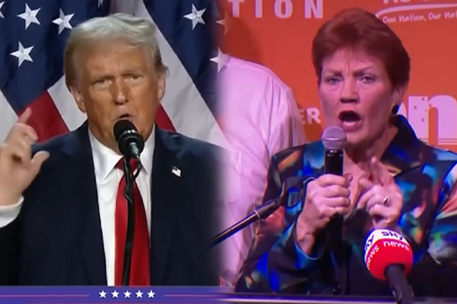 One Nation under Trump: Pauline Hanson's MAGA moment