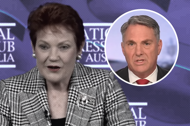 After Pauline Hanson, Richard Marles makes more sense