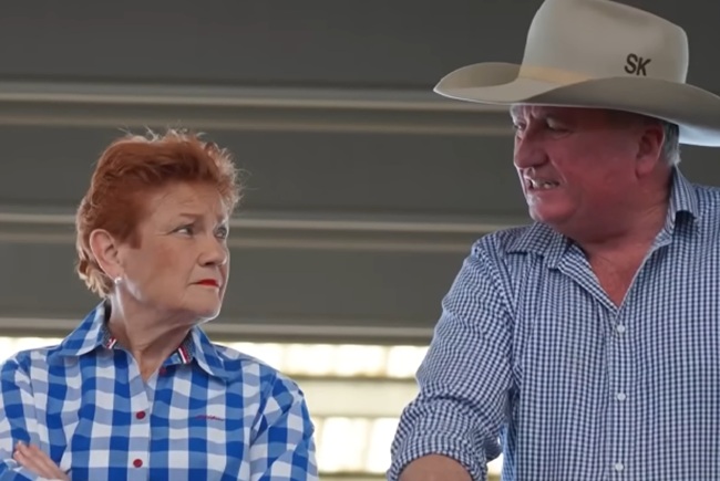 Pauline Hanson and Barnaby Joyce: Hypocrisy is thy name