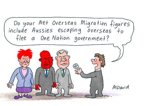 CARTOONS: One Nation's immigration policy doesn't add up