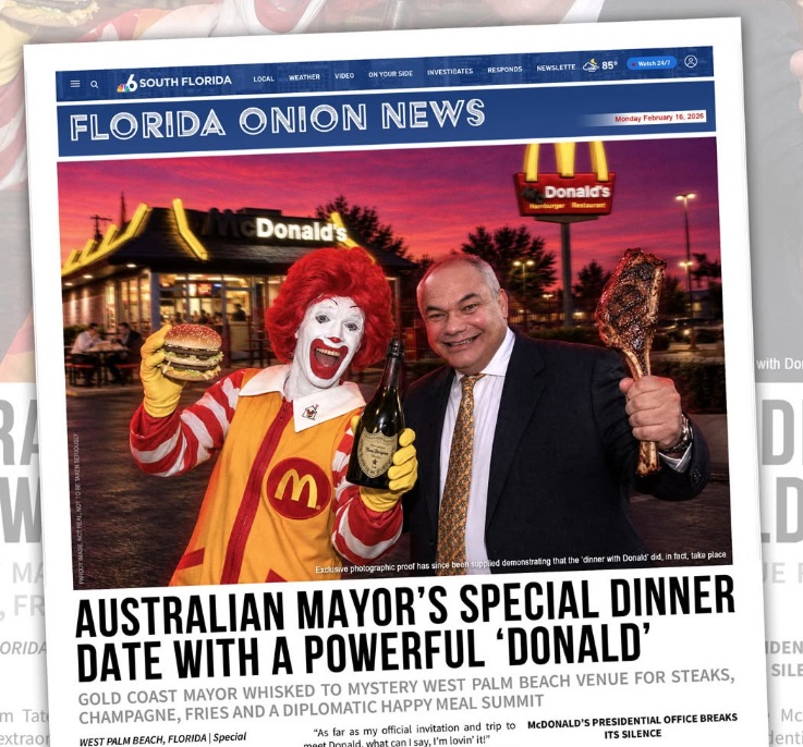 On the road to Mar-a-Lago with Tomahawk Tom and his Porkie Pies