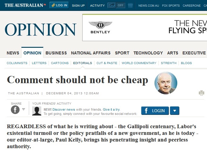 Comment should not be cheep