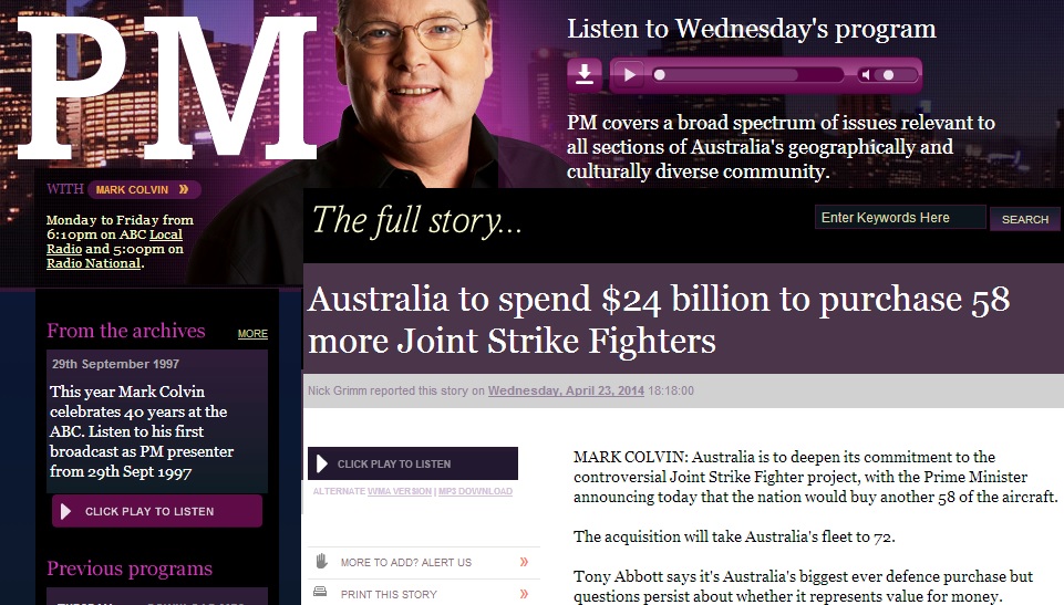 The Joint Strike Fighter purchase: Someone must have been smoking one