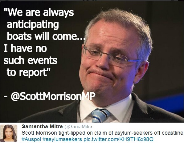 Tamil boat tries terrorist Morrison