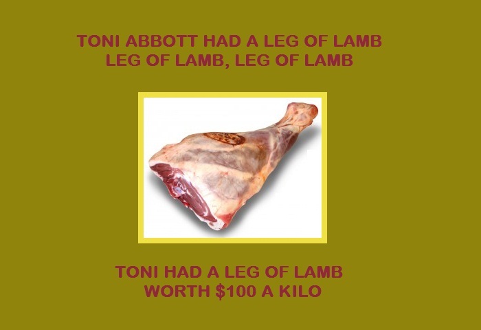 Toni had a leg of lamb