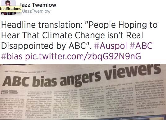 IPA/News Corp's bogus claims of ABC anti-fossil fuel bias