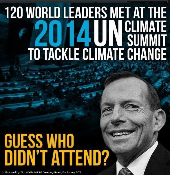 Abbott takes Australia to last place on global climate change leadership