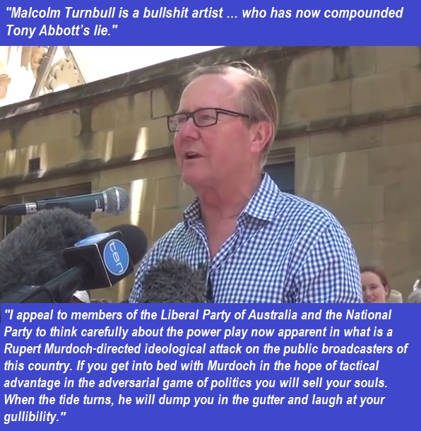 Compounding Abbott's ABC lies: Cut the bullshit, Malcolm