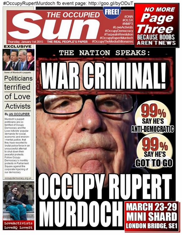 UK activists plan to 'arrest' Murdoch