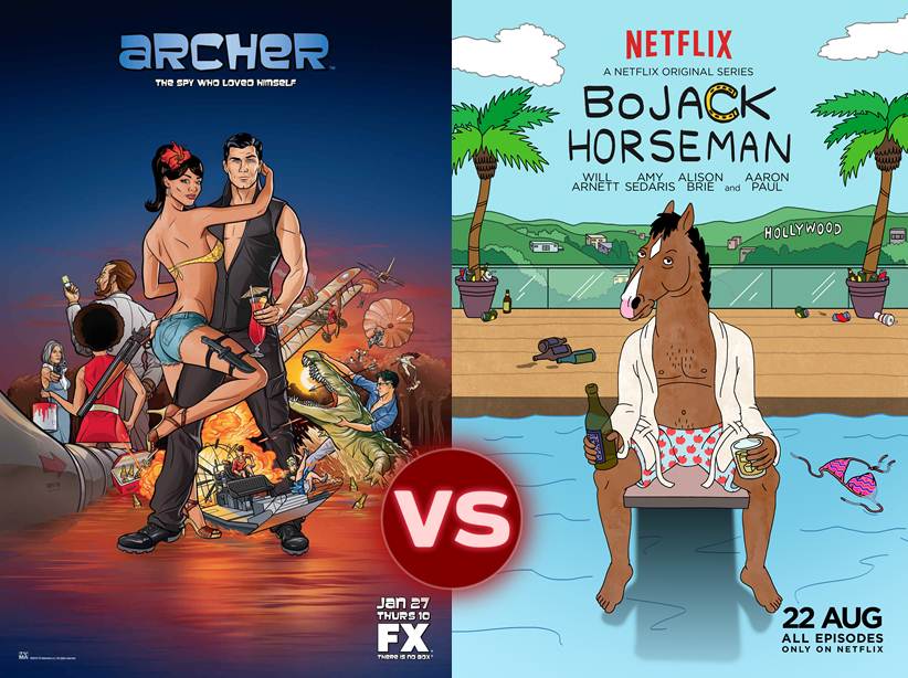 Screen Themes — Archer vs BoJack Horseman