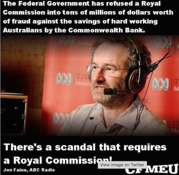 Corporate immunity to criminal prosecution: Send bank CEOs to gaol