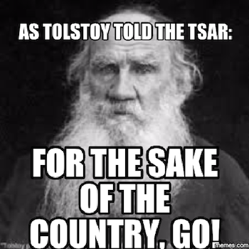 Abbott: For the sake of Australia, go!