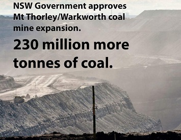NSW approves Mt Thorley-Warkworth coal mine extension using flawed data