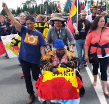 Why didn't The Canberra Times report on the Invasion Day protest in Canberra?