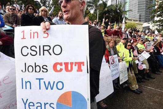 CSIRO cuts slammed around the world