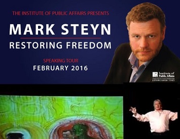 Climate science denier Mark Steyn in Australia ... and other reptilian weirdness