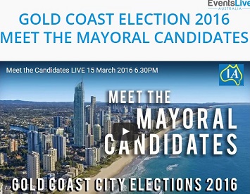 Watch tonight's Gold Coast mayoral debate live online from 6.30pm