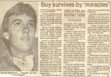 IA podcast #6: David Donovan's accident and survival story